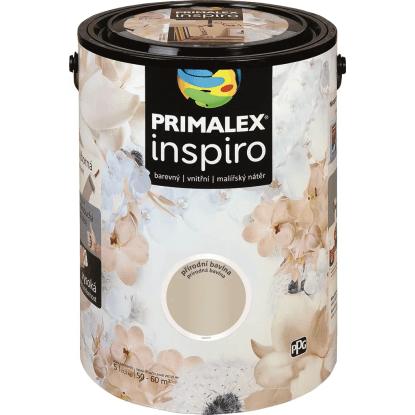 PRIMALEX Barevný vnitřní malířský nátěr Inspiro přírodní bavlna 5 l