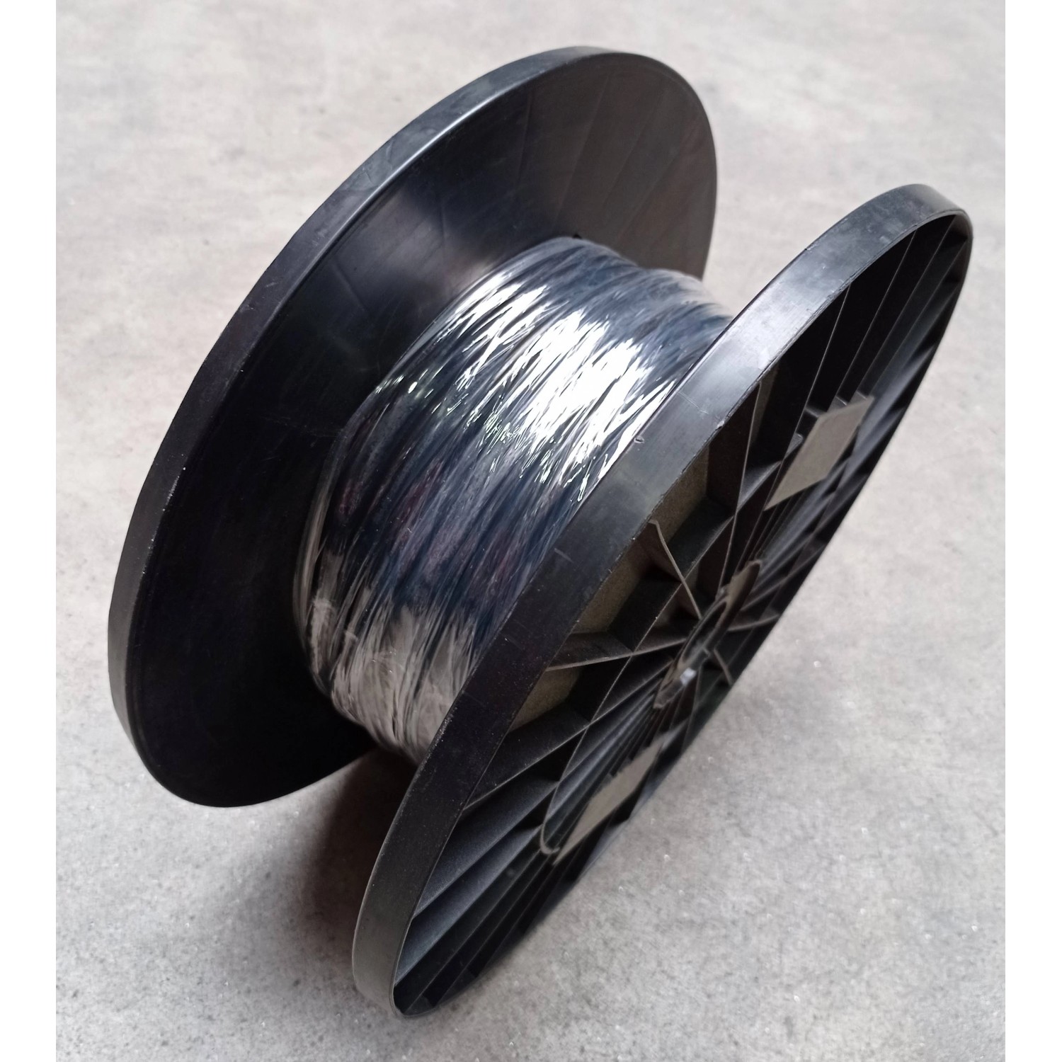 Silový kabel H03VVH2-F 2x0,75 mm, černá (cívka) - metráž