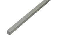 Tenkostěnná trubka čtyřhranná přírodní 10 mm x 10 mm x 1000 mm