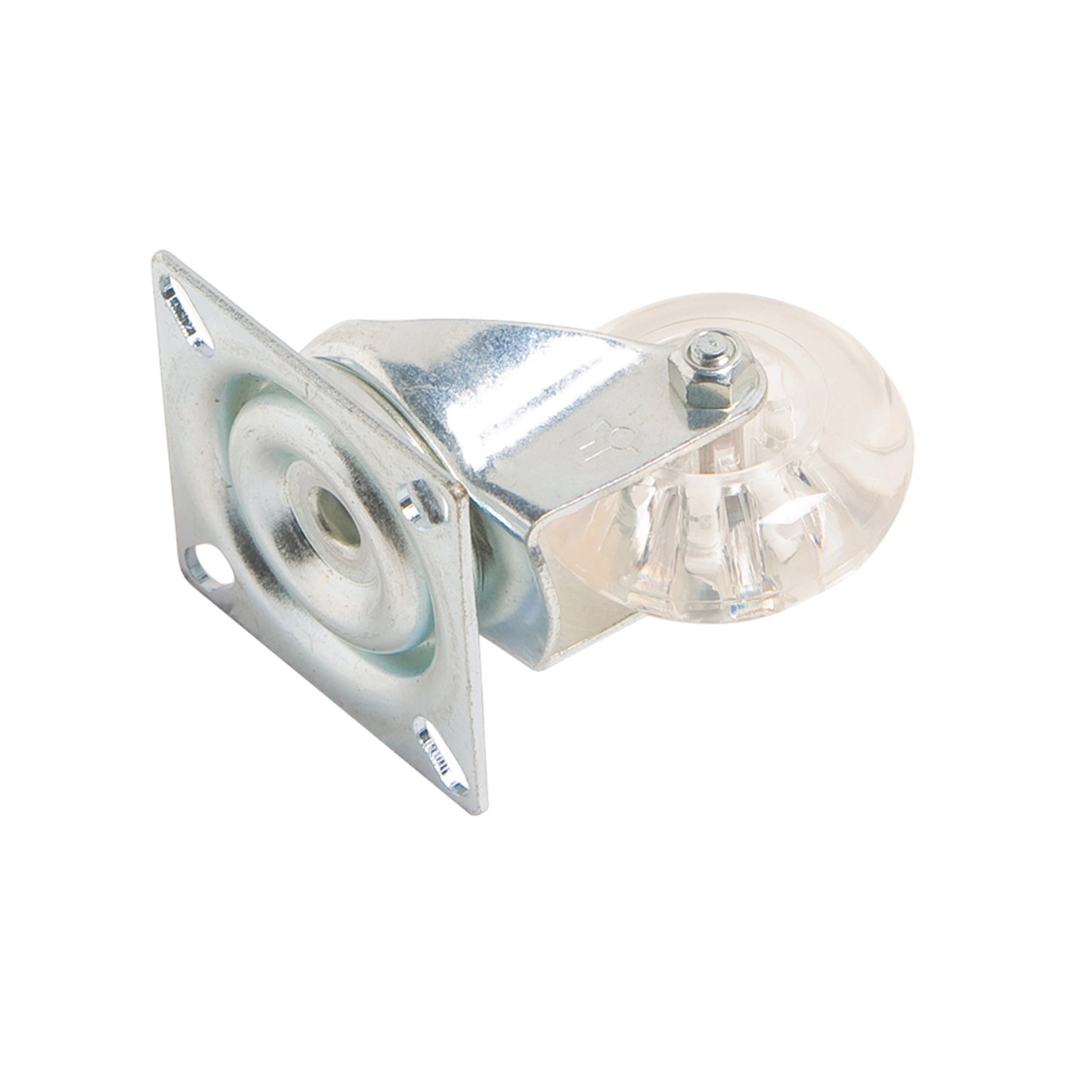 OBI Otočné kolečko s destičkou a polyuretanovou pneumatikou průměr 50 mm 40 kg