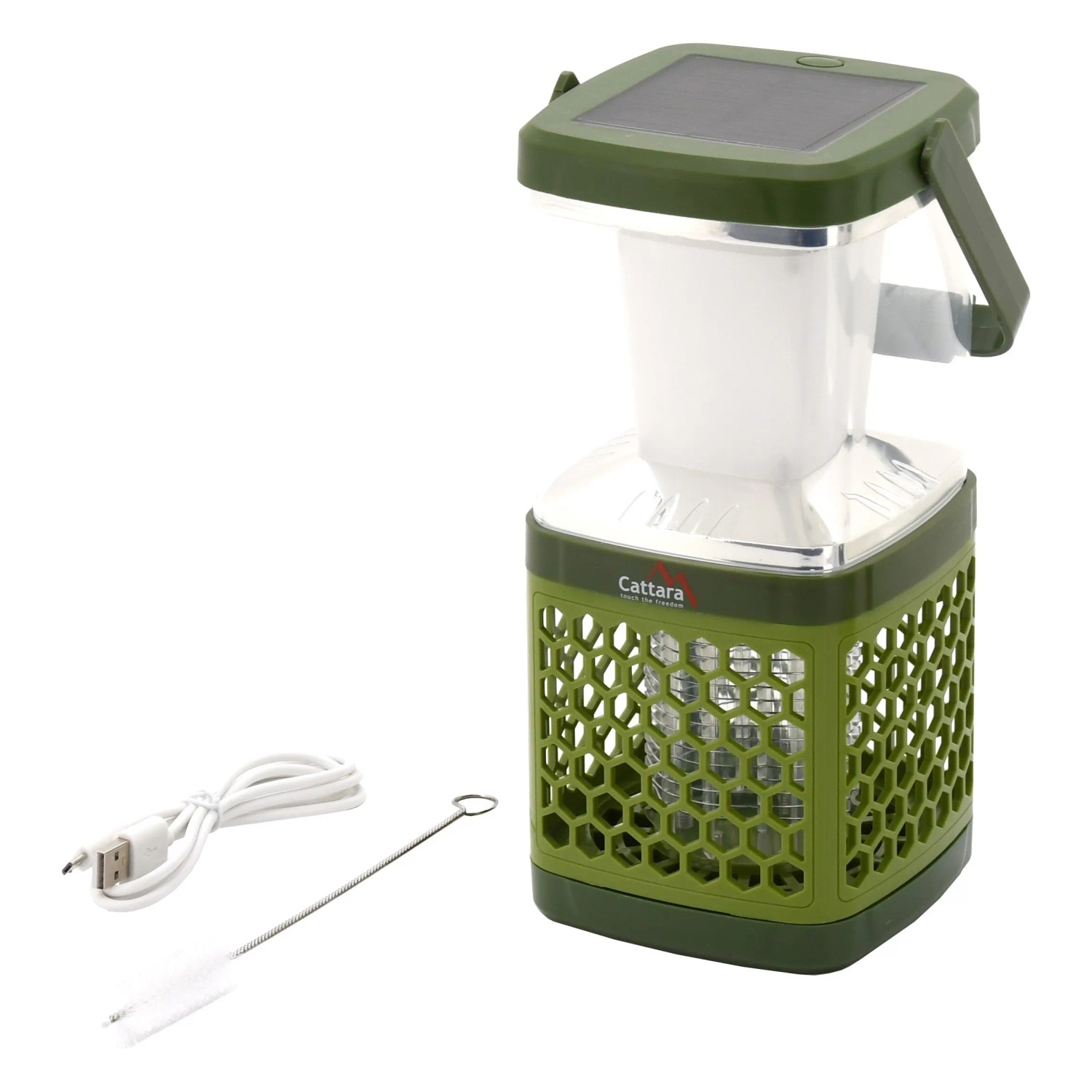 Cattara Nabíjecí LED svítilna MIDGE BLOCK + lapač hmyzu