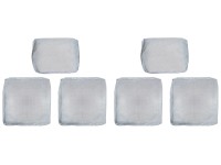 Náhradní potahy na polštáře pro sestavu nábytku Olea, světle šedá, 6 ks Náhradní potahy na polštáře pro sestavu nábytku Olea, světle šedá, 6 ks