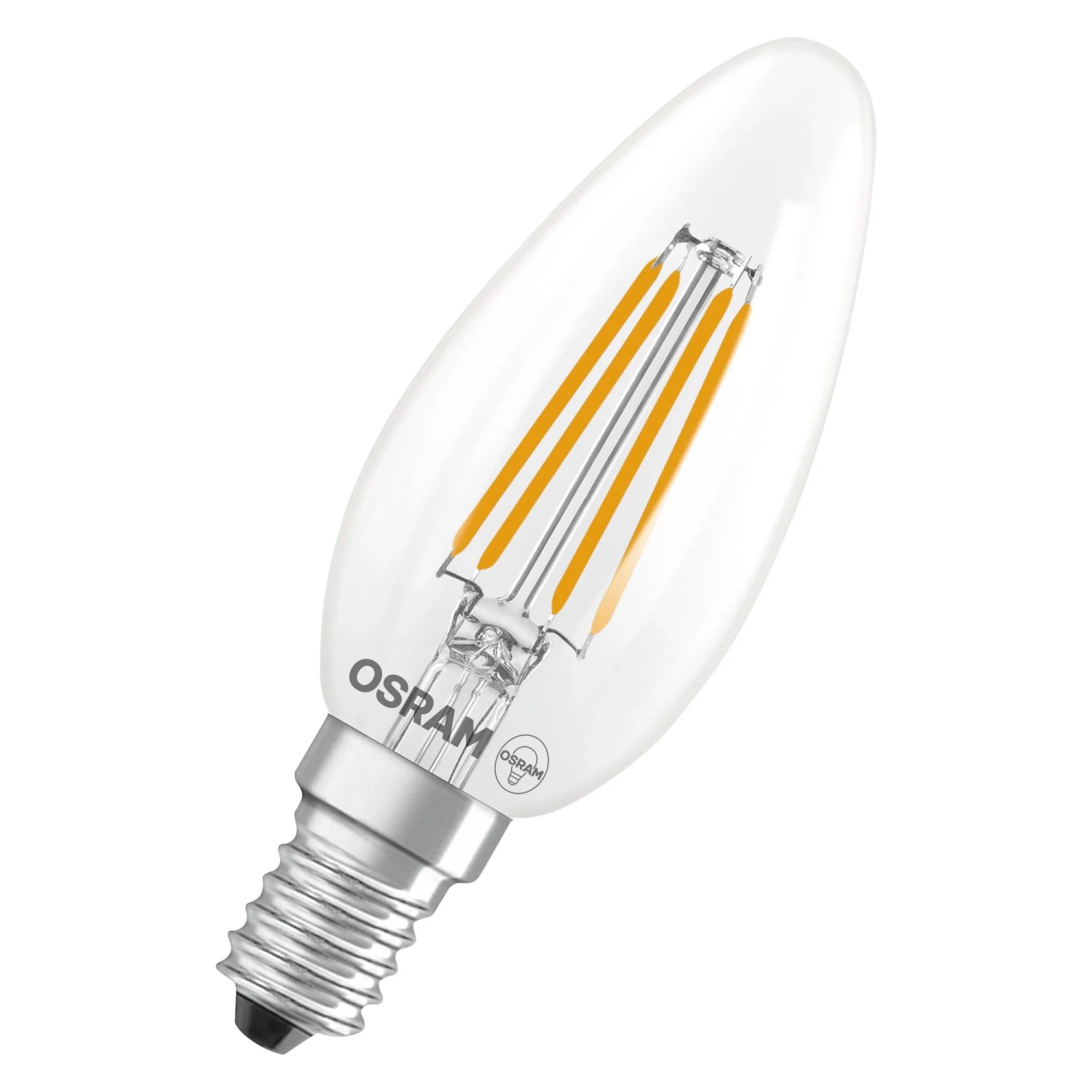 OSRAM LED žárovka STAR CLASSIC B 40 FILAMENT E14 3,4W 470lm 2700K, čirá