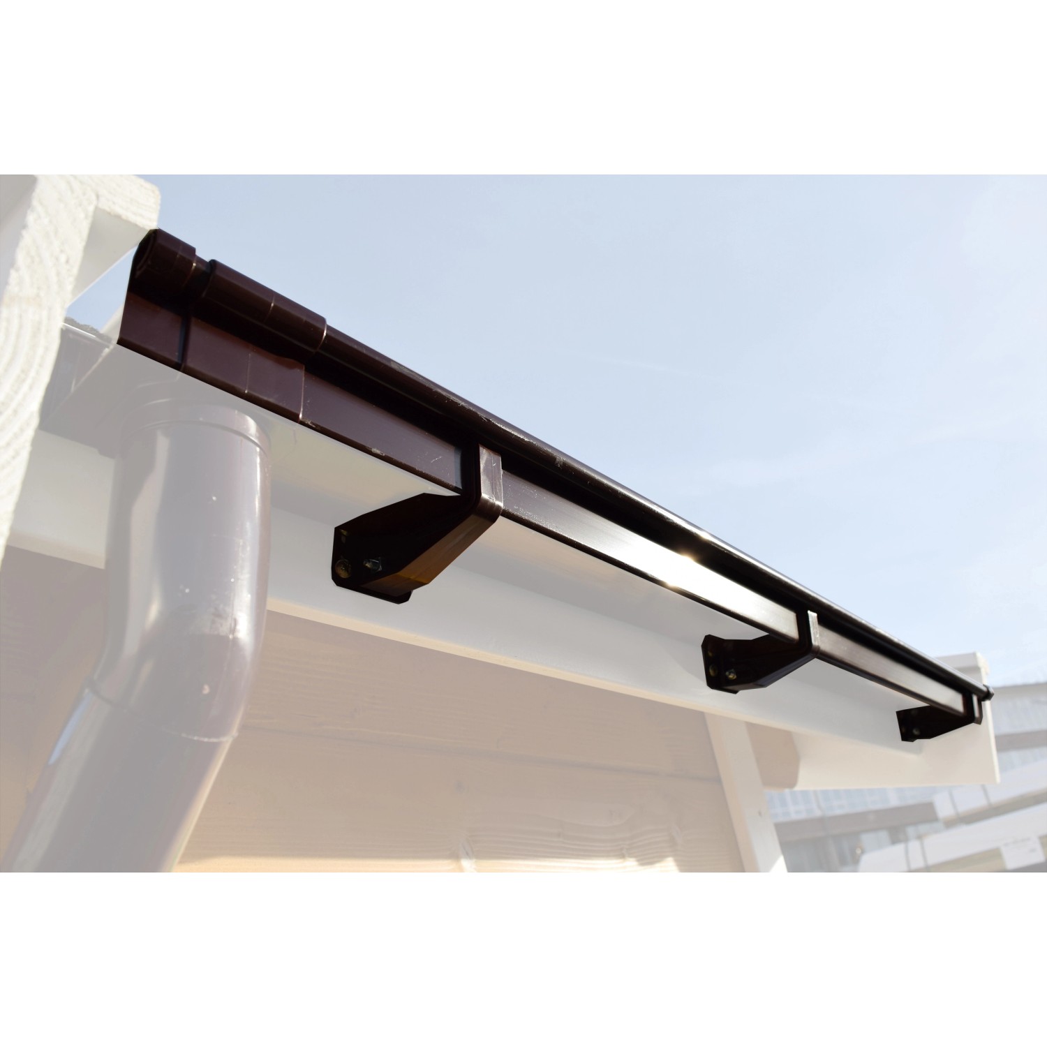 Weka Sada okapů vel. 3 pro ploché a pultové střechy do 4 m, plast