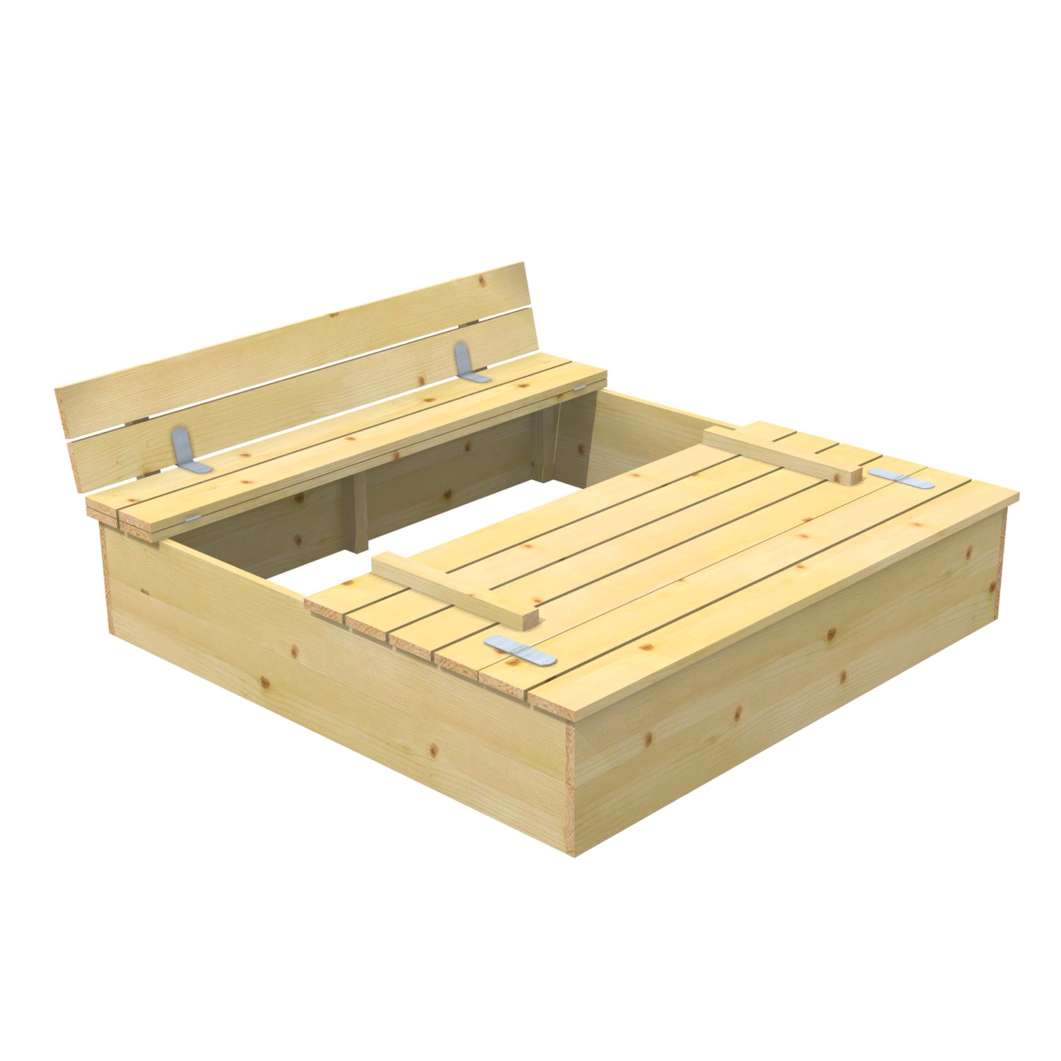 Maone Dřevěné pískoviště LEOS 1, 120 x 120 cm