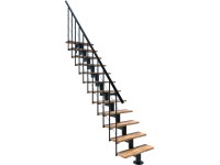 Minka STAIRS modulové schodiště Comfort Top buk/černá, 312 cm