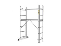 DRABEST Hliníkové žebříkové lešení ARD HOME 3v1, max. 150 kg, 2 x 6 příček DRABEST Hliníkové žebříkové lešení ARD HOME 3v1, max. 150 kg, 2 x 6 příček