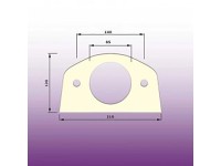 Těsnění WC kombi mezi nádrž a mísu typ F Těsnění WC kombi mezi nádrž a mísu typ F
