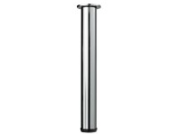 Hettich Noha stolu s nastavitelnou výškou kulatá, chrom, 76 x 700-1100 mm