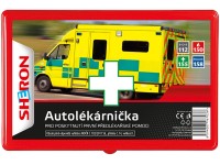 SHERON Autolékárnička červená plast CZ vyhláška 182/2011
