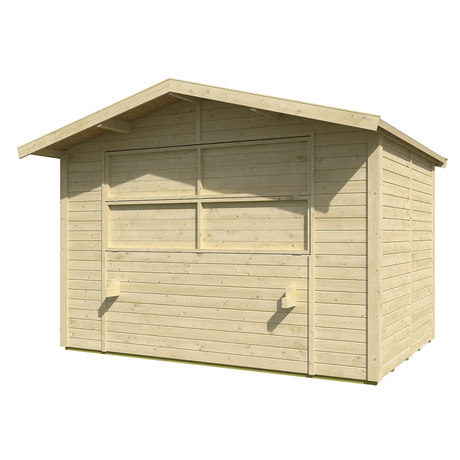 Weka Dřevěný prodejní stánek Mori 5, přírodní, 300 x 200 cm