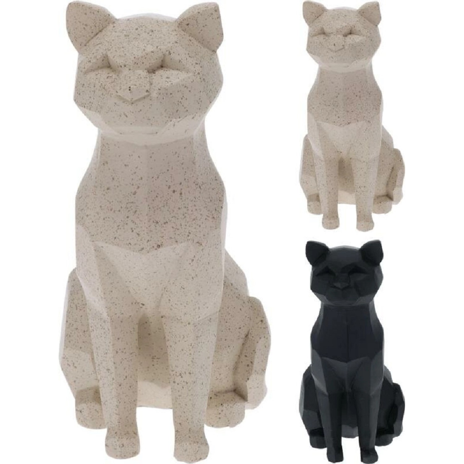 Dekorace kočka chodící, různé barvy, 20 cm