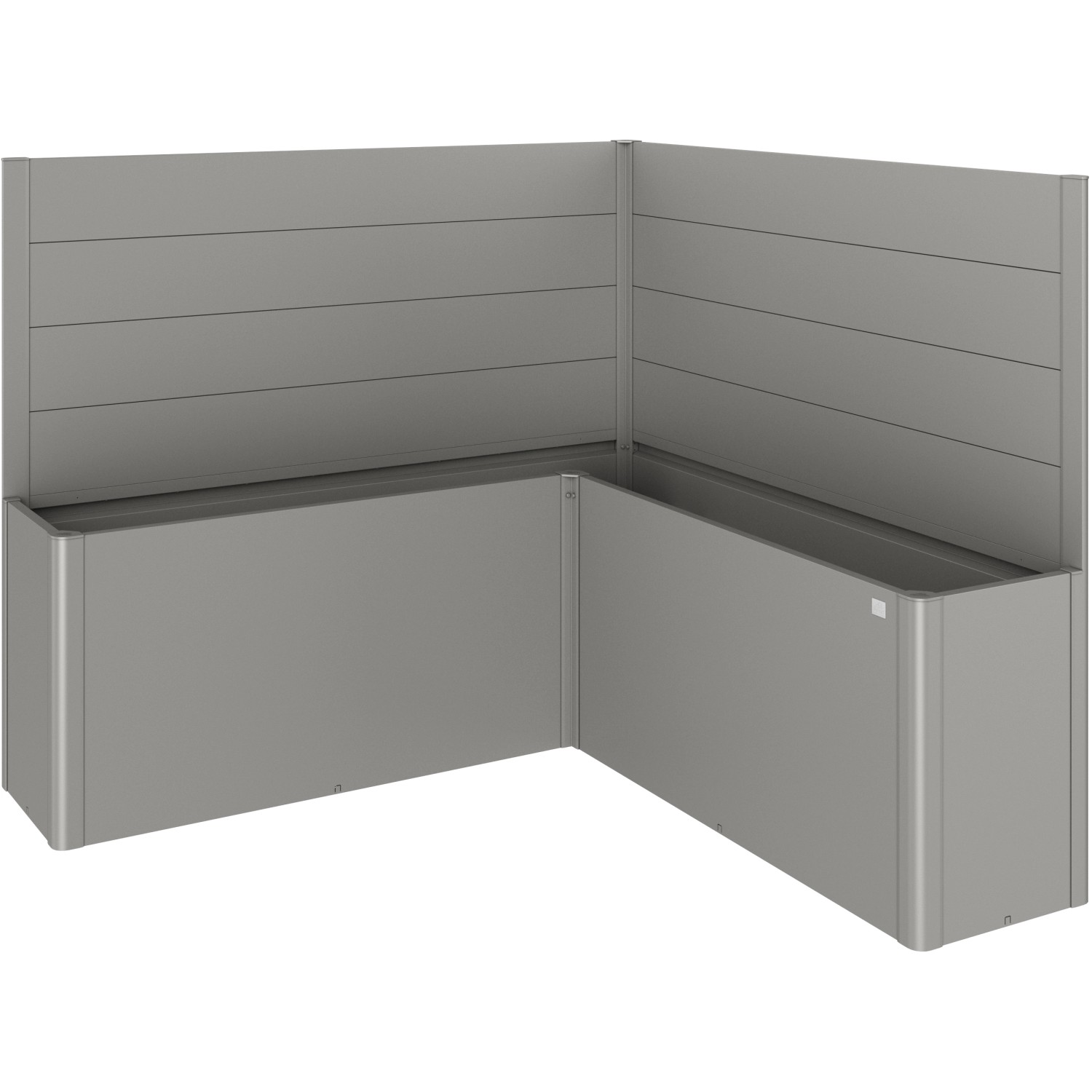 Biohort Zástěna pro záhony vyvýš. 2 x 2, L2 x 1/ Belvedere L200 bez skla kř.šedá