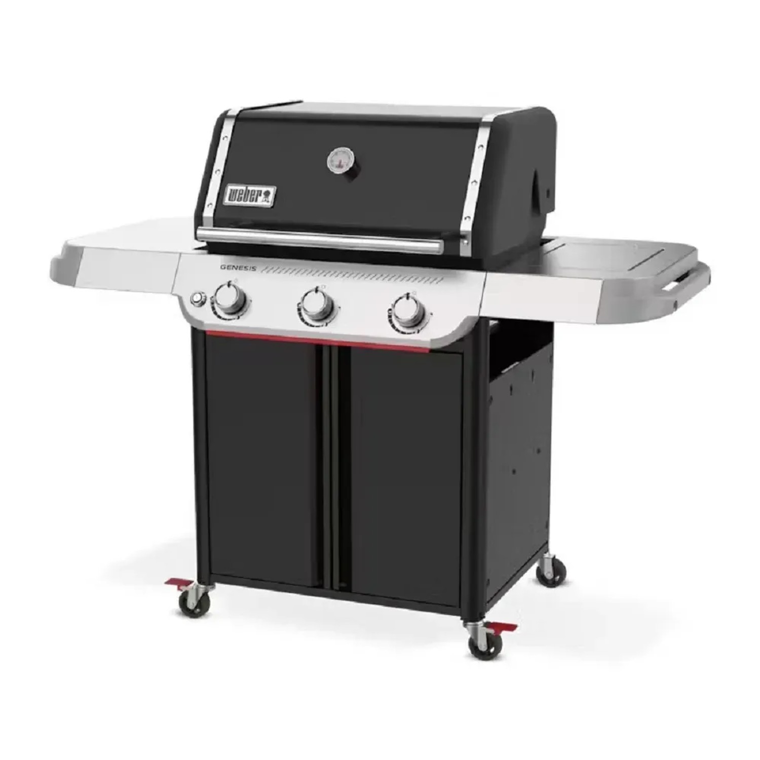 Weber Plynový gril Genesis E-315 W, černá, 122 x 156 x 68,5 cm