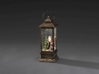 Konstsmide LED hranatá sněhová lucerna barva teplá bílá Santa Claus