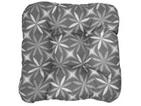 VOG Podsedák květy šedé 38 x 38 x 7 cm
