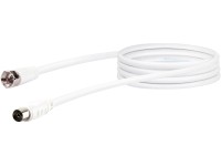 Schwaiger Satelitní připojovací kabel 75 dB 1,5 m zástrčka F/zdířka IEC