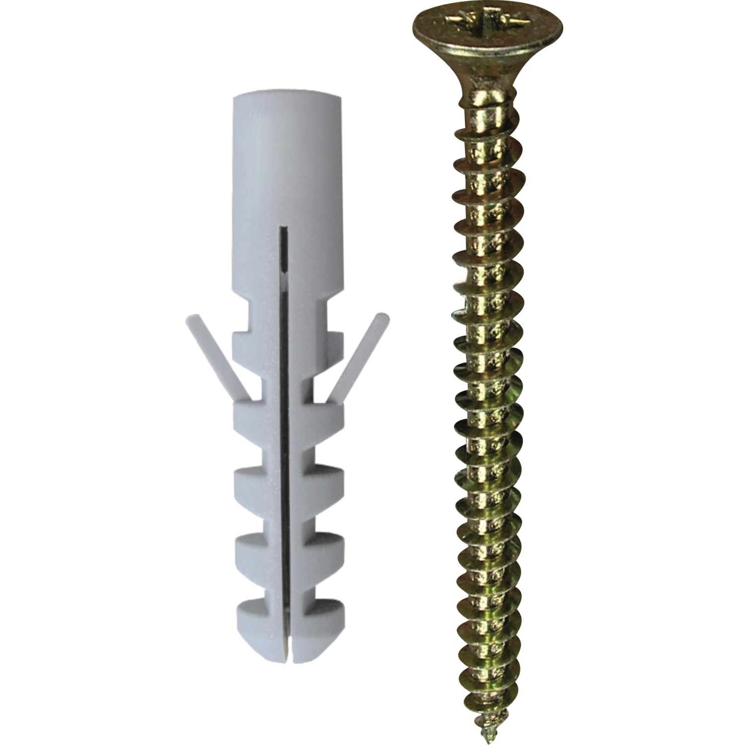 D.I.P. Hmoždinka s křidélky a s vrutem, znz, 8 PA, 5 ks