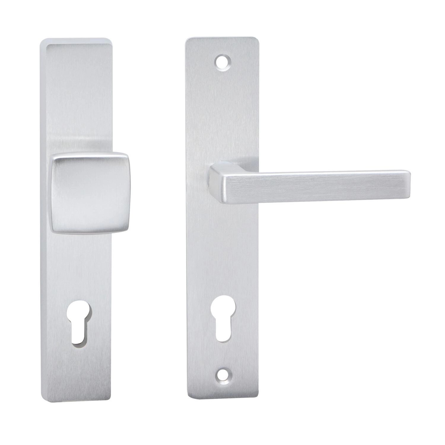 Cobra Štítové ochranné kování Tower H PZ 90 LI/RE, stříbrný elox