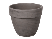 Květináč keramický LEVANTE pr. 21 cm, čedičový melír