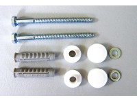 Sada šroubů na WC a bidety 6 x 80 mm bílá, 2 ks Sada šroubů na WC a bidety 6 x 80 mm bílá, 2 ks