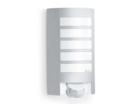 Steinel Venkovní svítidlo L 12 s det. pohybu, stříbrná, 27,2 x 15,5 x 10,8 cm