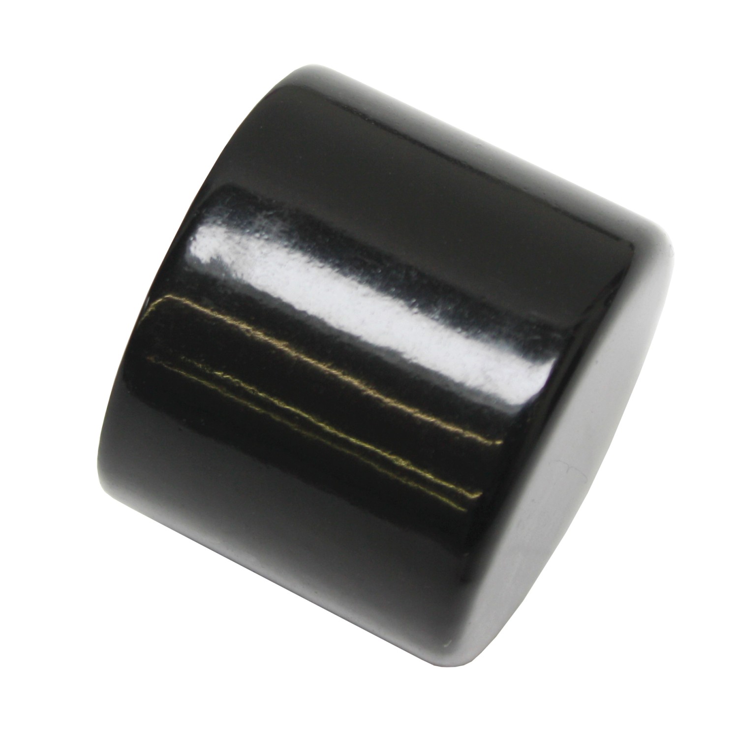 Gardinia Koncová krytka Chicago, černá, pr. 20 mm, 2 ks