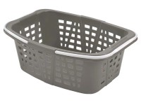 Heidrun Koš na čisté prádlo, plast, hnědošedá, 26 l