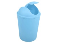 MSV Odpadkový koš s výklopným víkem Ako, nebesky modrá, 5,5 l