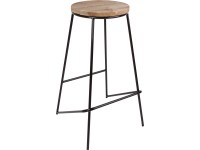 Barová židlička borovice/kov 71 cm