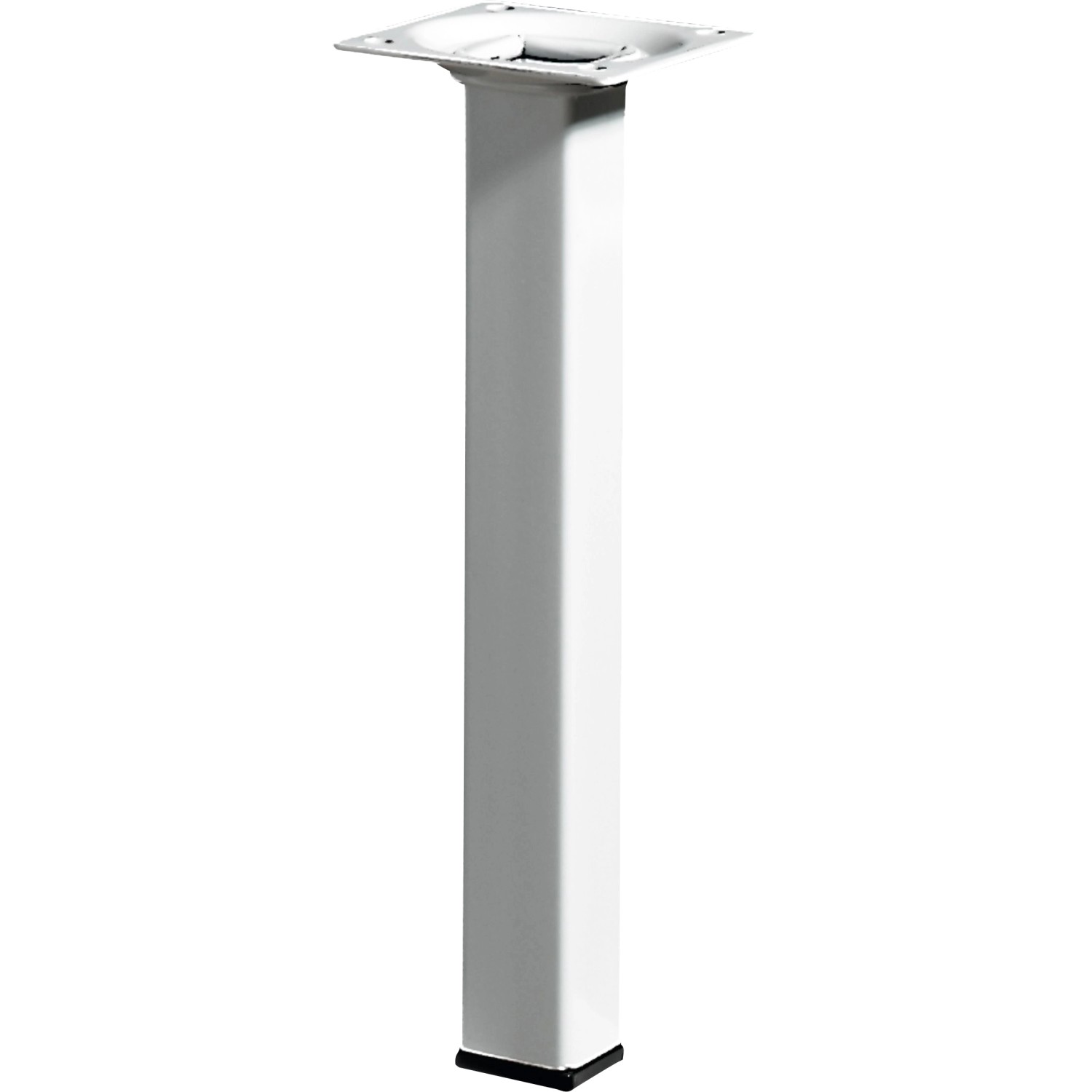 Hettich Nábytková noha hranatá, bílá, 24 x 24 x 200 mm