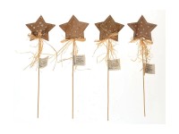 Evergreen Vánoční zápich hvězda, různé druhy, 7 cm Evergreen Vánoční zápich hvězda, různé druhy, 7 cm