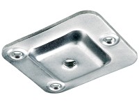 Hettich Montážní deska nohy stolu 58 x 67 mm pozinkovaná