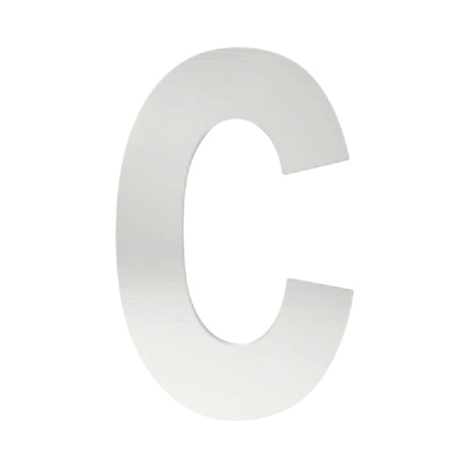 Cobra Písmeno C - 15 cm, nerez
