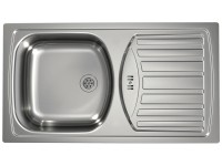 Alveus Nerezový dřez Basic 150, 78 x 43,5 cm Alveus Nerezový dřez Basic 150, 78 x 43,5 cm