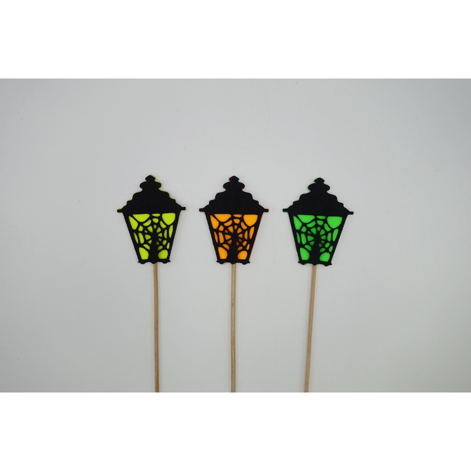 BD-Tova Zápich lucerna pavučina, mix barev, 30,6 cm, 1 ks