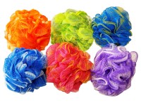 Žínka masážní, různé barvy, 1 ks, 60 g, 13 x 13 cm