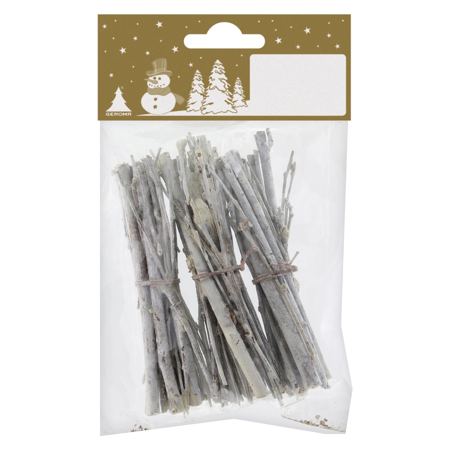 Svazek březového dřeva, bílý, 8 cm, 3 ks