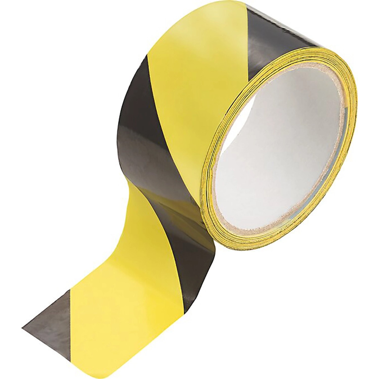 Výstražná páska šrafovaná žluto-černá, 33 m