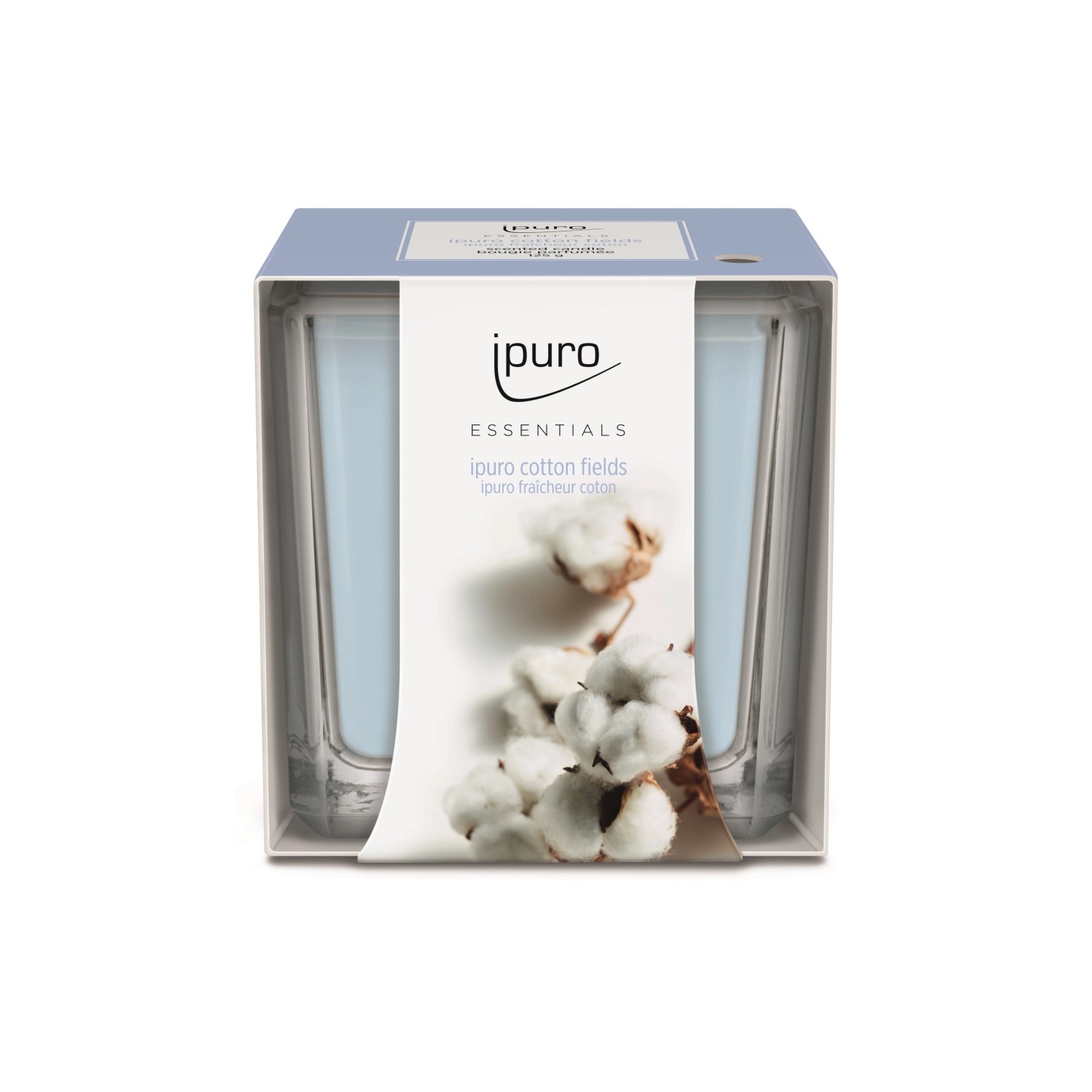 ipuro Essentials Cotton Fields vonná svíčka 125 g