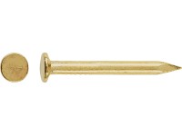 LUX-TOOLS Čalounický hřebík s plochou hlavou pomosazená ocel 1,4 x 14 mm, 100 ks