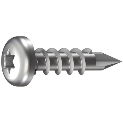 GS Terrassen Závrtný šroub s čočkovou hlavou 100 ks, 4,8 x 25 mm