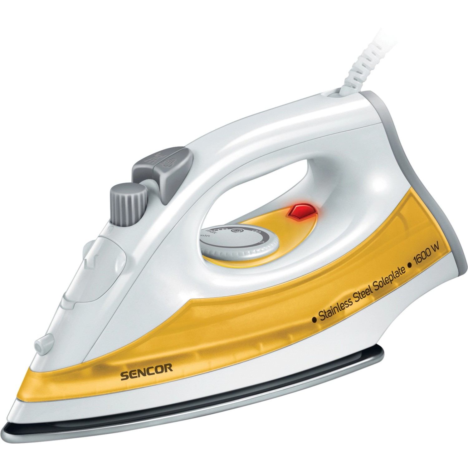 Sencor Žehlička napařovací SSI 2028YL, bílo-žlutá