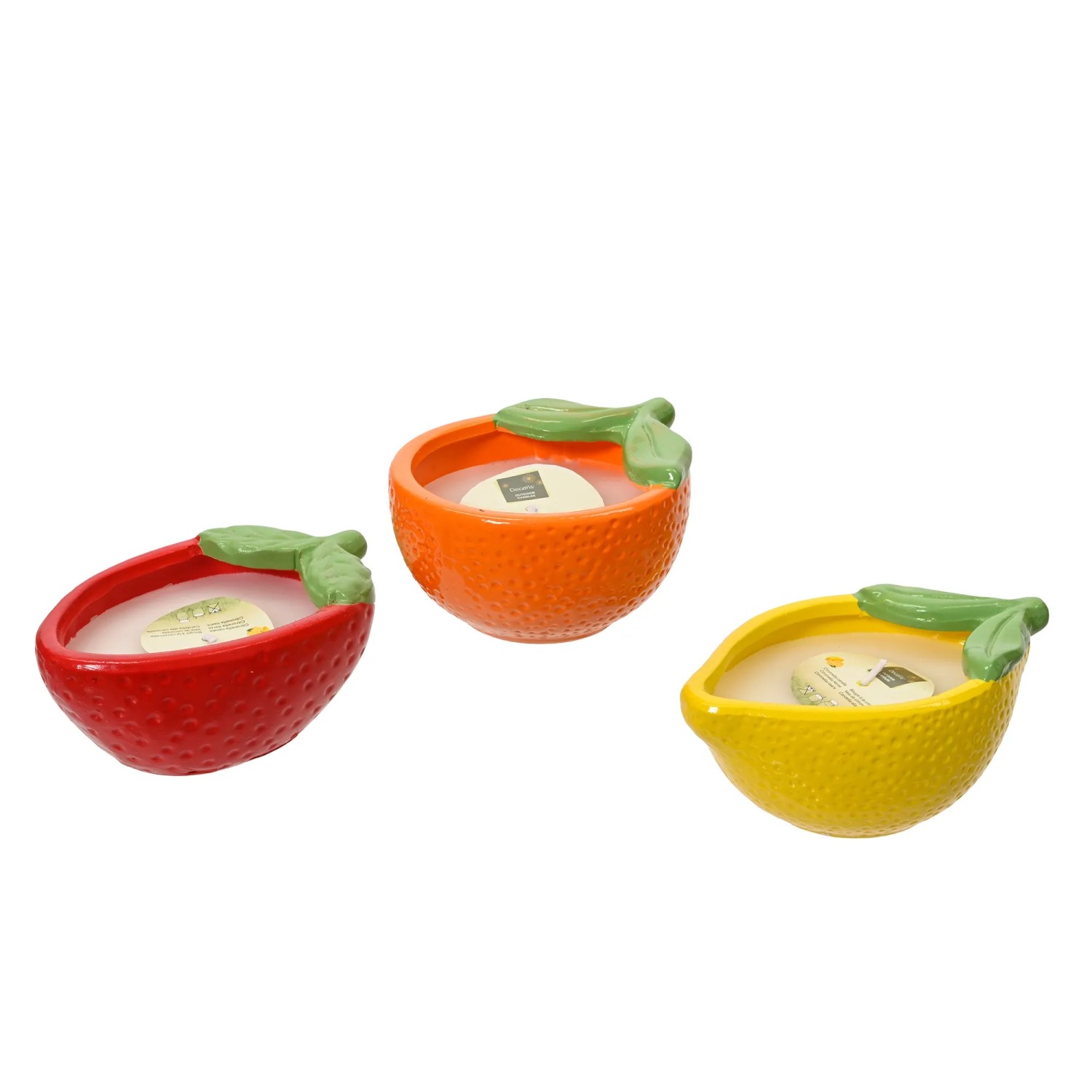 Kaemingk Dekorativní citronelová svíčka ovoce různé druhy 14 x 10 x 5,5 cm, 1 ks