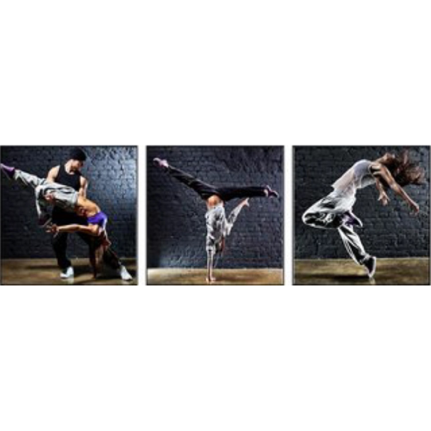 Bondecor Sada obrazů Dance 30 x 90 cm
