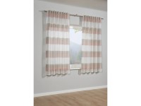 Bennetti Závěs se skrytými poutky, Etamin, starorůžový, 175 x 140 cm