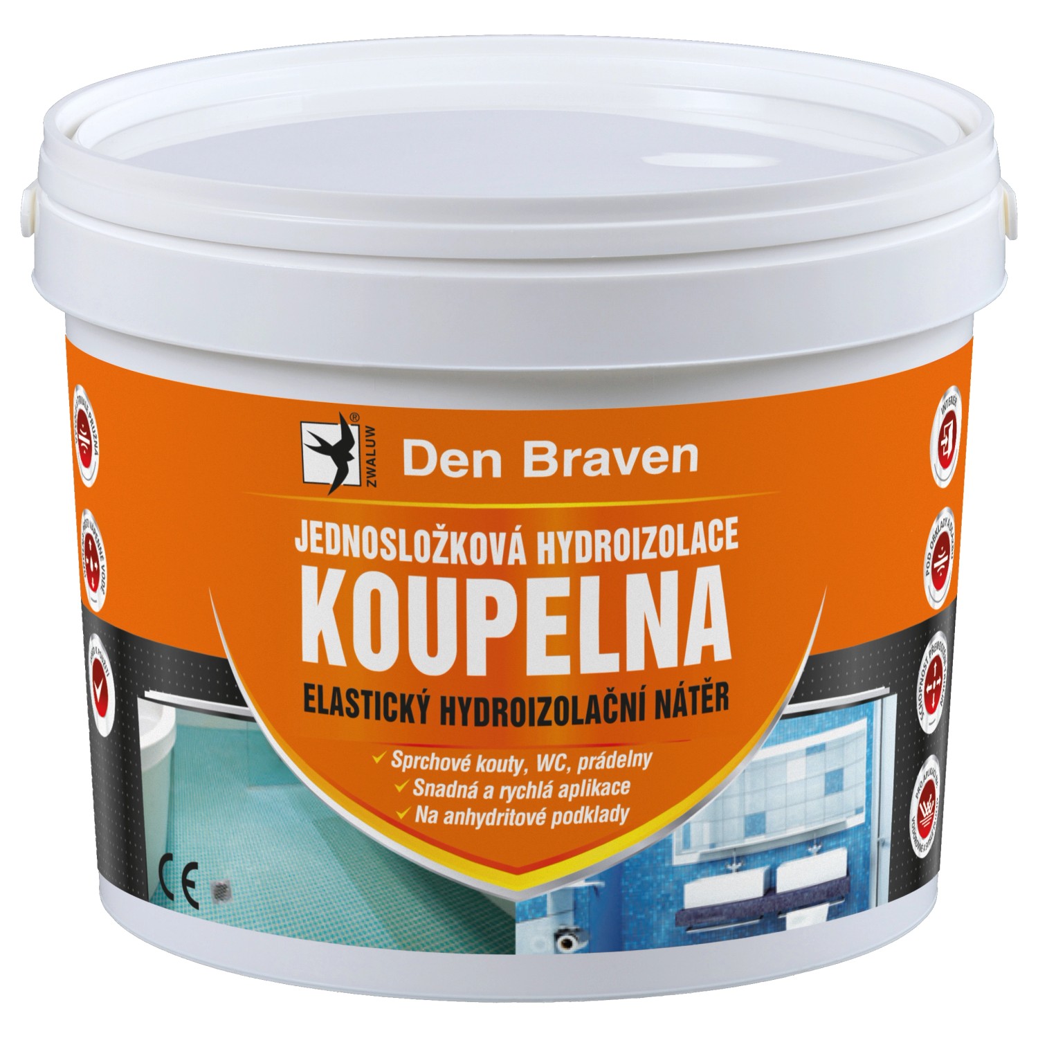 Den Braven Jednosložková hydroizolace DEBBEX KOUPELNA 2,5 kg