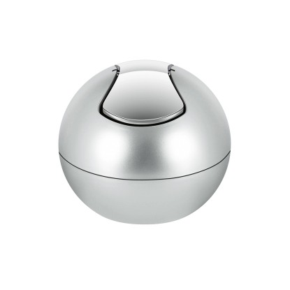 Spirella Odpadkový koš Bowl plast stříbrný matný