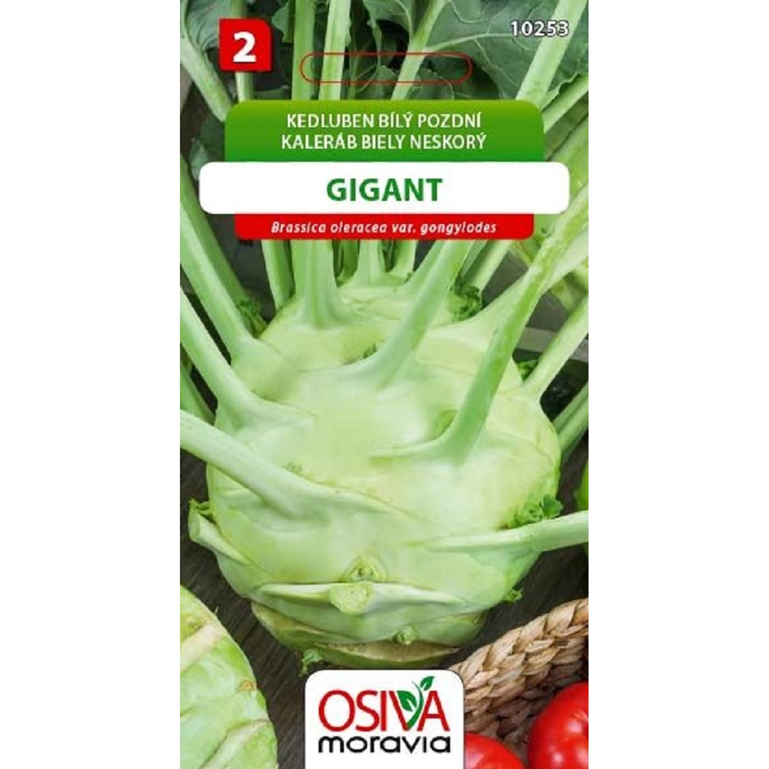 Semínka Kedluben bílý pozdní Gigant (Brassica oleracea var. gongylodes)