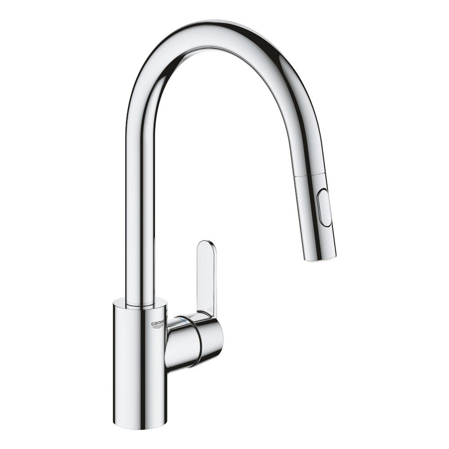 Grohe Get dřezová baterie s vytahovací sprškou, 2 proudy chrom 31484001 G31484001